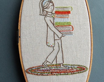 Hand Embroidery Patterns, BOOKSMART Hand Embroidery Patterns, Teacher Appreciation DIY Dorm Decor DIY pattern set, Embroidery Designs