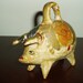 RESERVED ONLY For MICHELE "Miki" --------- Mexican Ceramic Pig, hand painted pottery Piggy Bank