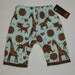 ON SALE New Baby Jungle Animals Flannel Baby Pants Size newborn-6m
