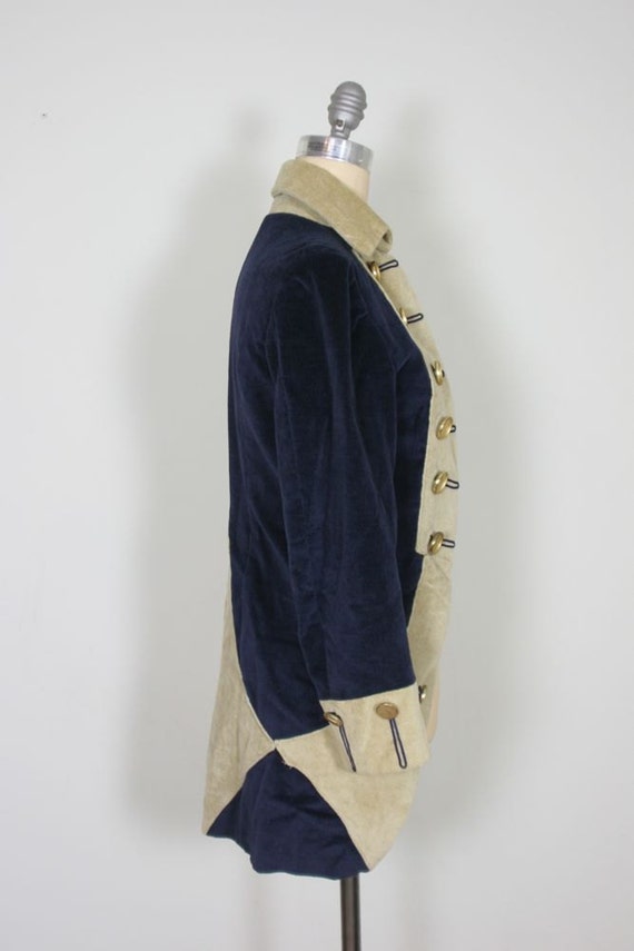 Vintage military jacket / Navy blue band jacket
