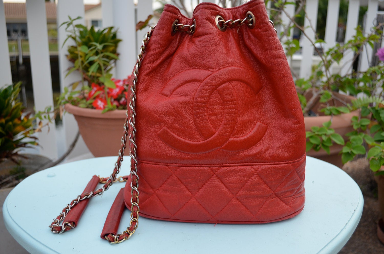 chanel bucket vintage