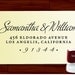 Custom Calligraphy Address Rubber Stamp SELF INKING ---- Personalized Wedding, Housewarming, or Holiday Gift - Style 1280D