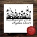 Floral DIY Gift Tags Custom Rubber Stamp - Created / Handmade by Stamper for Branding Craft Cards, Labels, Tags - Style 1558
