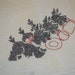 ON SALE Vintage Embroidered Towel Scotty Dogs w Coffee Pot & Cups
