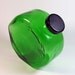 Vintage Green Glass Round Refrigerator Water Bottle