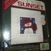 Felt Applique SunSet Needle Kit New Let it Snow