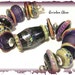 Quinlan Glass Gypsy Caravan Handmade Organic Lampwork Glass Beads
