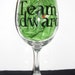 Team Edward Wine Glass