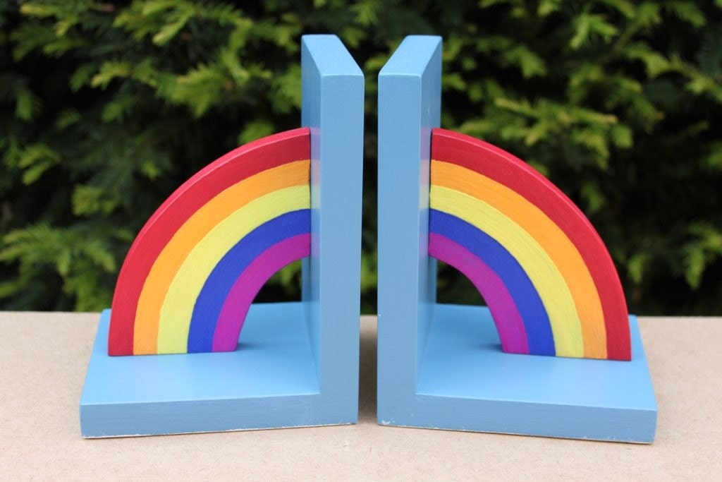 Rainbow Bookends