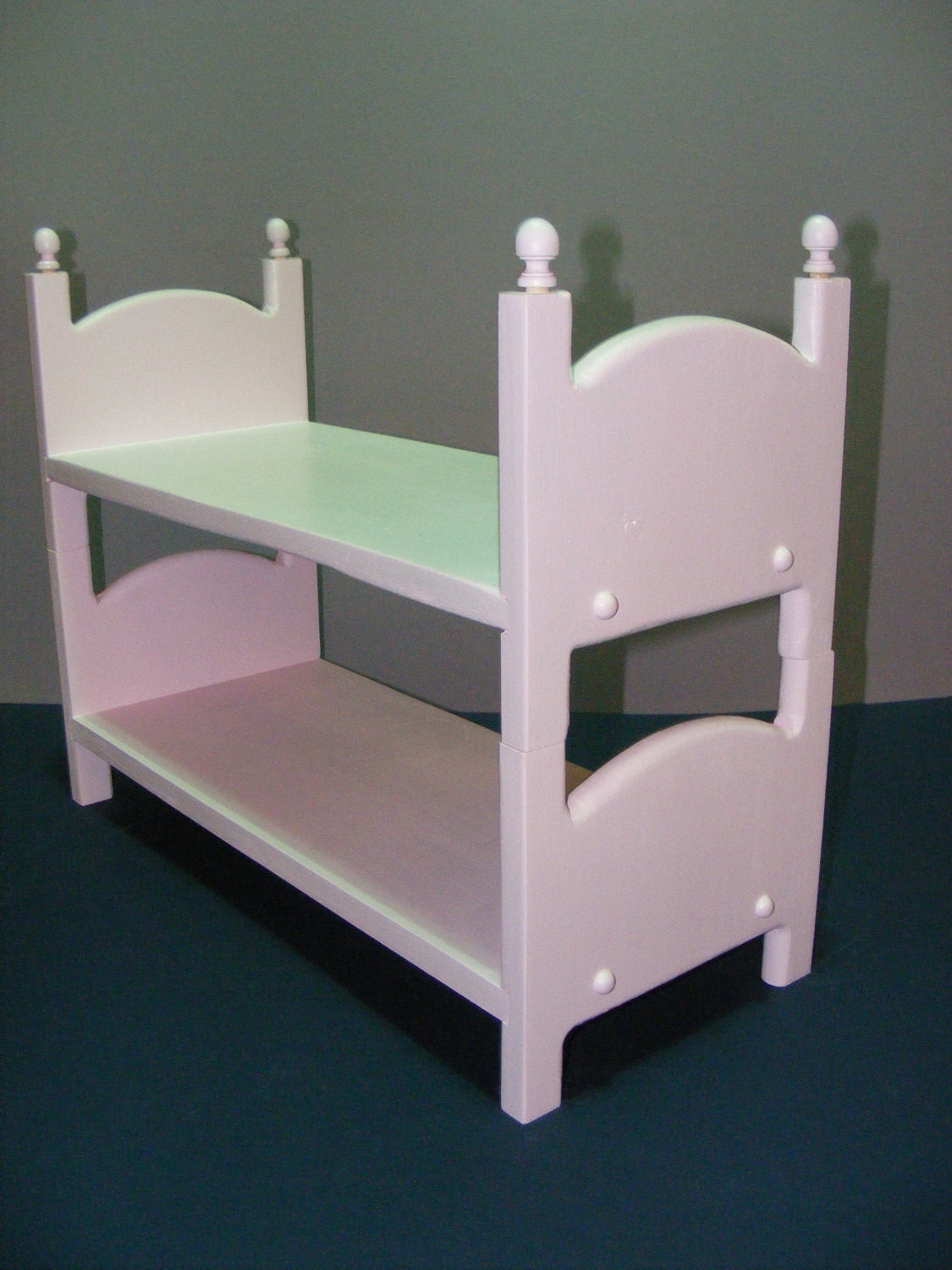 Stackable Pink American Girl Doll Bunk Bed 2 Beds FREE