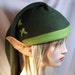 Legend of Zelda - Link cosplay cap in Kokiri green ( forest/apple ) - hats by orgXIIIorg