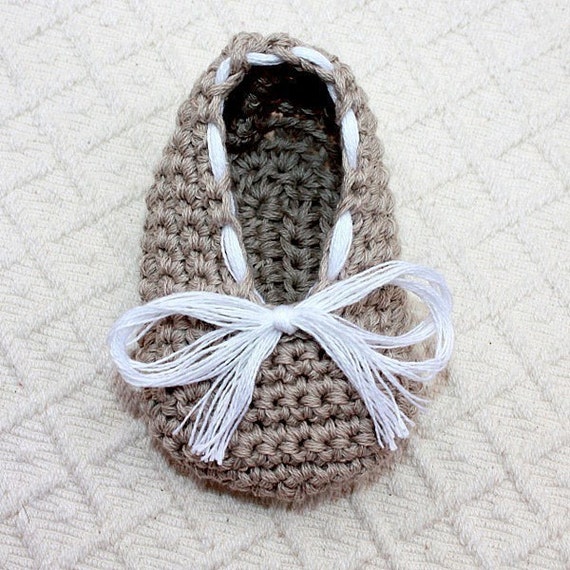 Crochet PATTERN Baby Ballet Flats