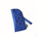 leather glasses case blue glasses purse