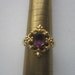 Vintage AVON EDWARDIAN Gold AMETHYST Ring