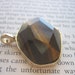 Vintage Gold TIGER EYE Pendant