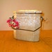 Antique French Grainiteware Enamel Lunch Pail