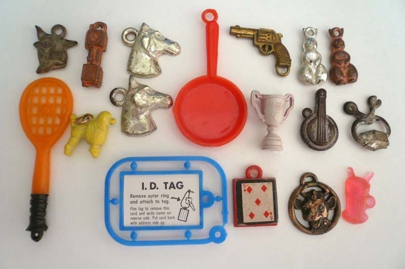 Vintage Cracker Jack Prizes Charms