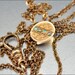 Victorian Gold Watch Chain Necklace Opal Pearl 12K Antique 1900s Jewelry