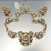Vintage Featherlite Necklace Earrings Celluloid Rhinestone Enamel Bubblelite 1950s Jewelry