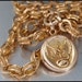RARE Antique VICTORIAN 10K GOLD SNAKE Locket Ornate Chain NECKLACE reserved for kinkajousylv