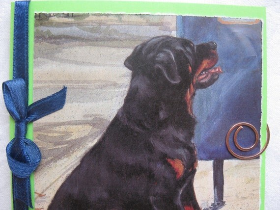 rottweiler children s book carl the rottweiler childrens book handmade card green and rottweiler children s book carl the rottweiler childrens book handmade card green and
