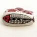 handpainted stones / red star red fish