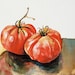 Heirloom Tomatoes - Original Watercolor Painting