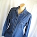 Vintage Dress Calvin Klein Dress Vintage Denim Dress Shirt Dress Coat Blue Tailored Designer Dress