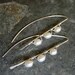 pearl stick earrings