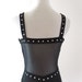 Rhinestone Studded Sheer Mesh Cocktail Bandage Mini Dress . medium . ML . large . D022