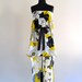 70s Redesigned Mini Maxi Midi Tube Strapless Dress with Tail . SM . D220