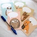 Convo Woodsy Flat Notecards - Eco-friendly Set of 5 - Jumbo Size