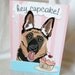 German Shepherd Cupcake Greeting Card