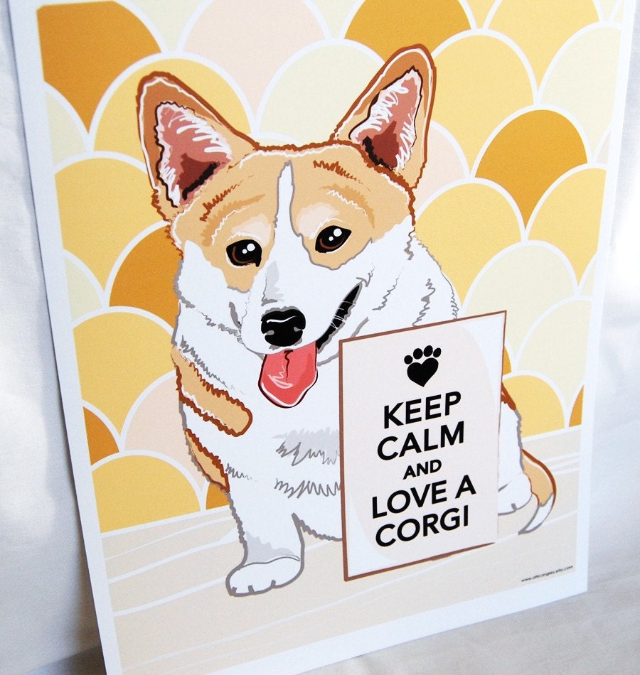 Keep Calm with Scaled Background 8x10 Print by AfricanGrey