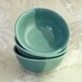 Porcelain Soup/Salad/Cereal Bowl in Aqua Tones