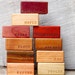 Set of 10 Natural Hardwood Building Blocks 'Namesake'