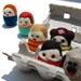 CUSTOM FAMILY PORTRAIT in Egg Carton set of six
