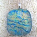 Fused Dichroic Glass Focal Pendant