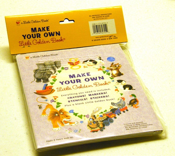 Make Your Own Little Golden Book Kit NEW in package