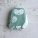 RESERVED - Large Beach Glass Owl