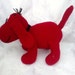 Clifford, the big red dog. Crochet pattern