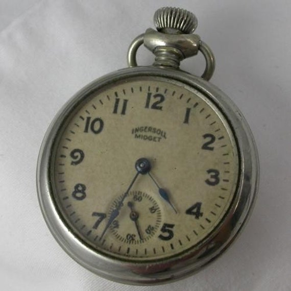 Ingersoll Midget Pocket Watch Vintage