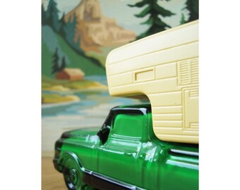 avon camper with paint by number background print