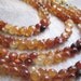 Hessonite Garnet Faceted Onion