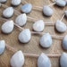 Chalcedony Quartz Faceted Pear Full strand
