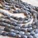 Blue Labradorite Faceted Nuggets Full Strand