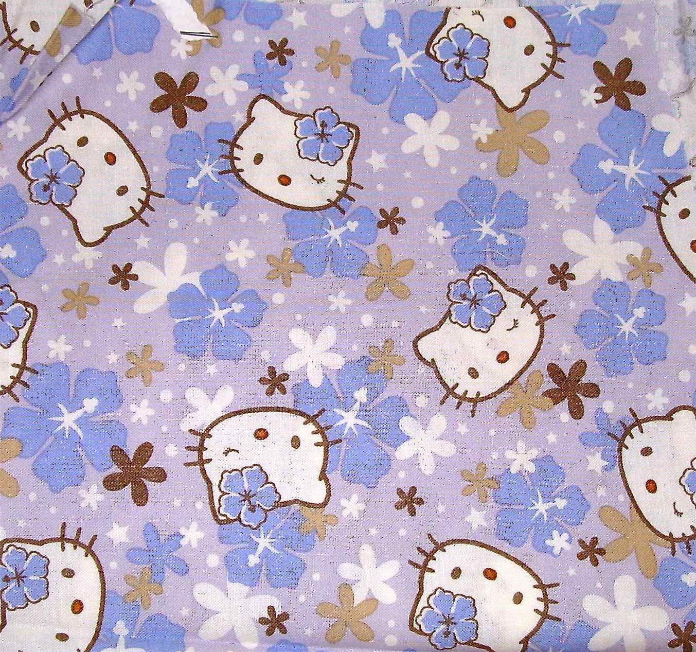  Hello  Kitty  Hawaii Fabric 