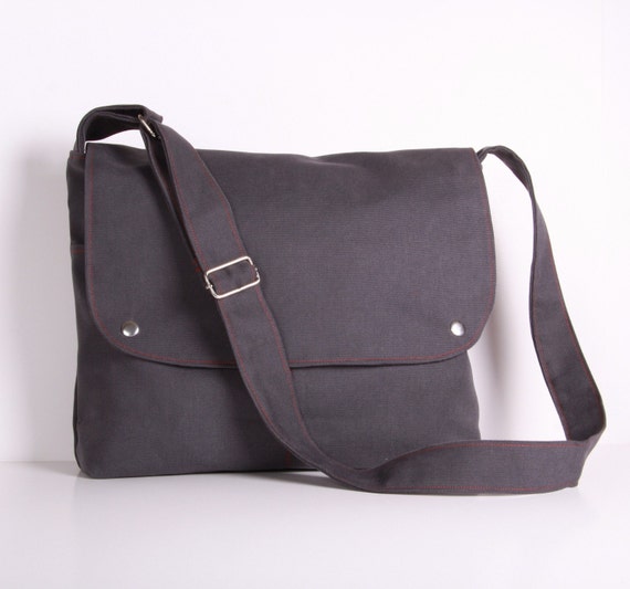 gray man messenger bag