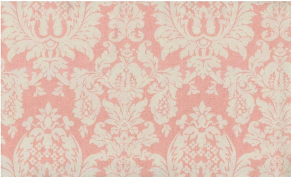 Honeymoon Cottage Fabric Pink French Country by 44thStreetFabric