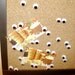 Googly eyes push pins - set of 30